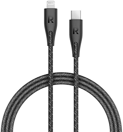 Ravpower Cable USB-C To Lightning 0.3m -Green