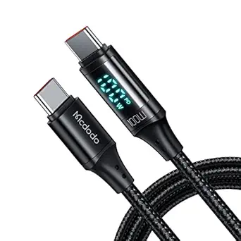 Mcdodo Cable USB-C TO USB-C 100W - Black