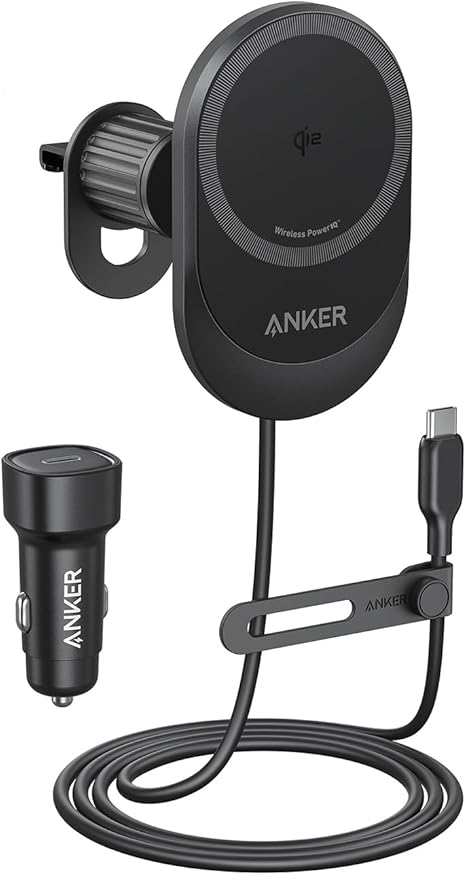 Anker MagGo Wireless Car Charger (15W) Black