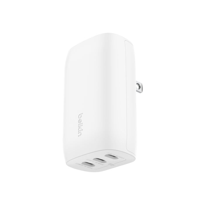 Belkin BoostCharge 3-Port USB-C Wall Charger 67W- White
