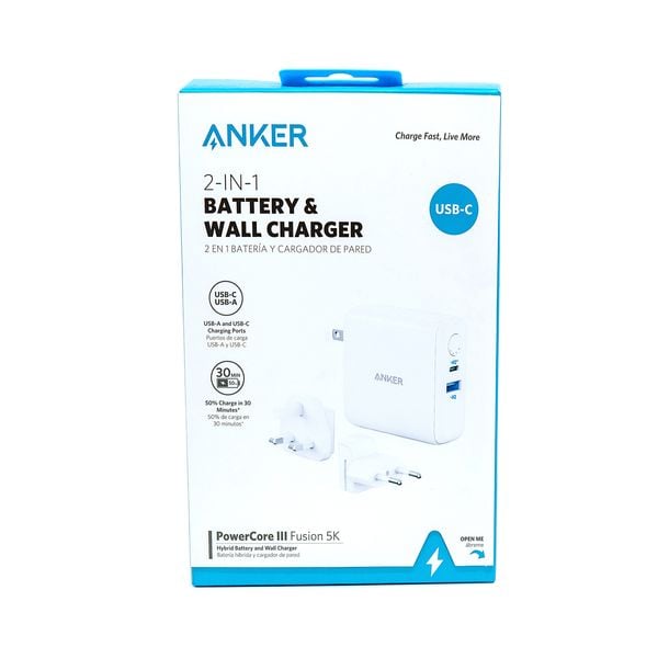 Anker 2IN1 Battery & Wall Charger -Power Core III 5K
