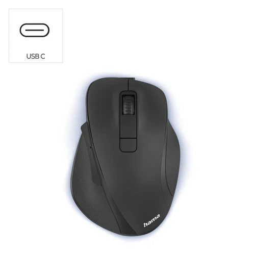 Hama MW-500 Recharge Mouse Black