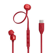 JBL Earphone Tune 310C USB-C -Red