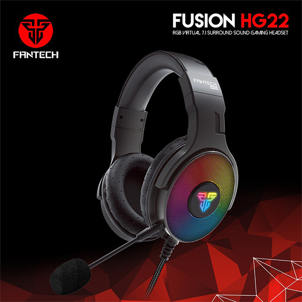 Fantech Headsete Fusion HG22(Black)