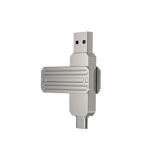 WiWU 2in1 USB3.2 Flash Drive 128GB-Silver
