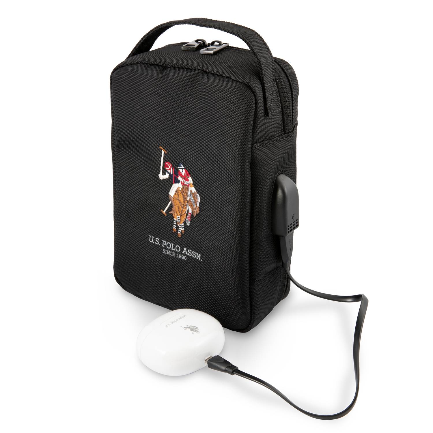 U.S.Polo Nylon Tablet Bag For Electronic Accessories