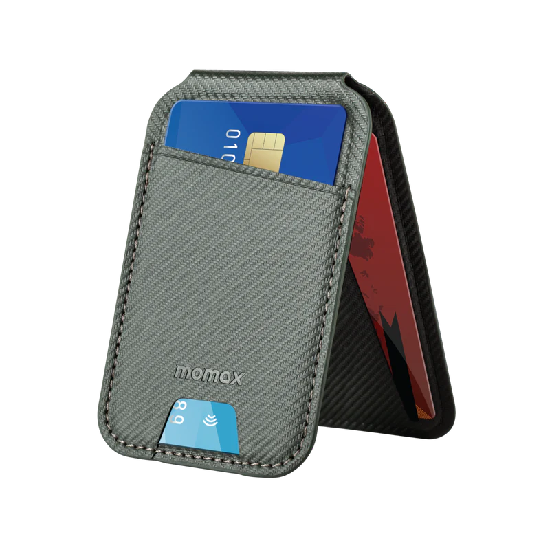Momax Wallet Magnetic Stand Card / Gray