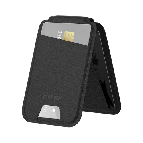 Momax Wallet Magnetic Stand Card / Black