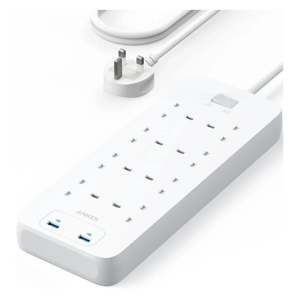 Anker 342 USB Power Strip - White