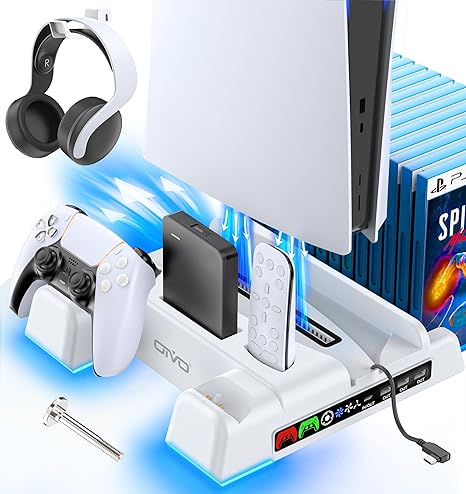 Charging Stand With Cooling Fan (PS5 Slim)