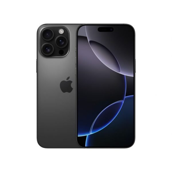 Apple iPhone 16 Pro Max 256GB (Black Titanium) AR - ضمان سنتين