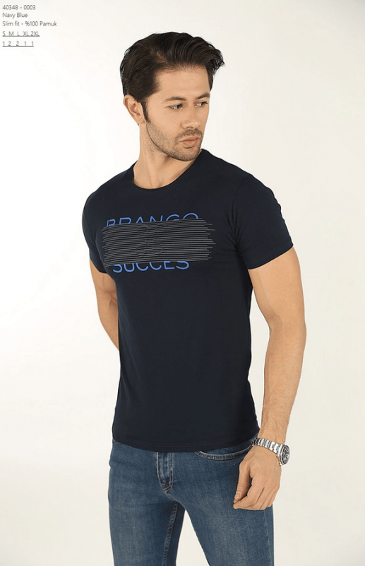 100% cotton T-shirt for a modern and comfortable look