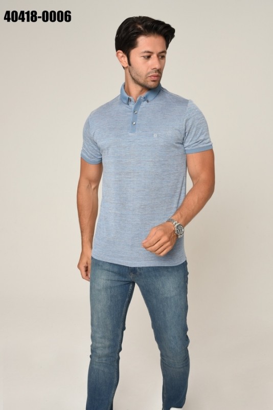 Refresh your summer casual wear: Men's polo shirt with a fresh and comfortable design.