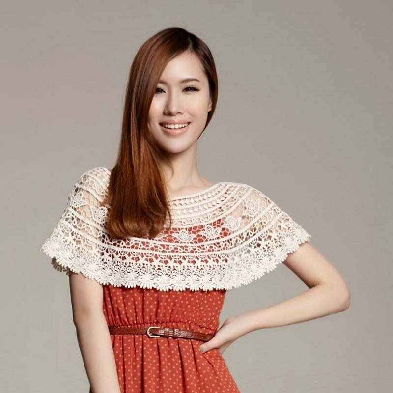 Elegant paper with girlish karkoshia collar