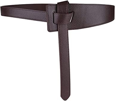 Elegantly knotted leather strap