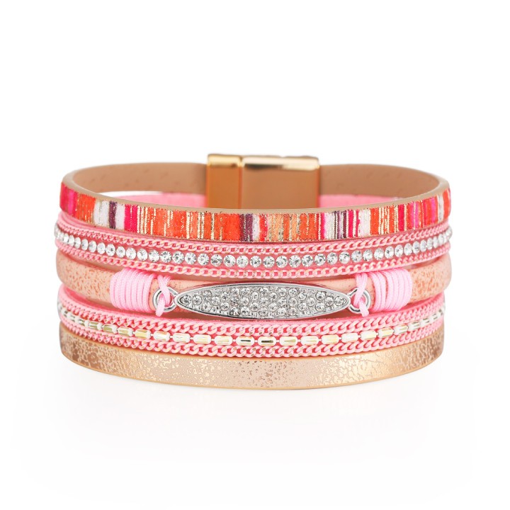 Charm for stacking pink