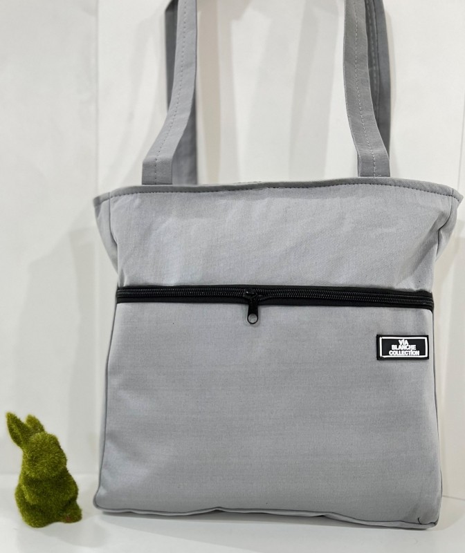Flowing Grey - Via Blanche Collection Bag