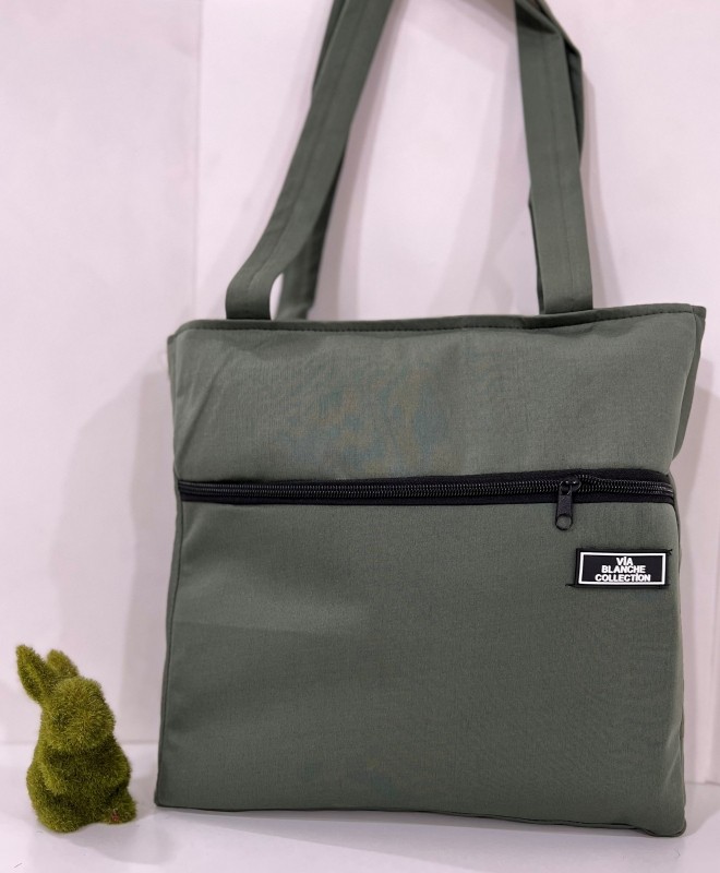 Natural Touch - Via Blanche Collection Bag in Grey