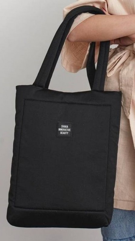 A classic touch - black "Shaka" bag