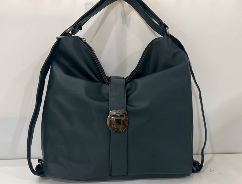 Multi-Purpose Elegance - 2-in-1 Bag in Dark Green