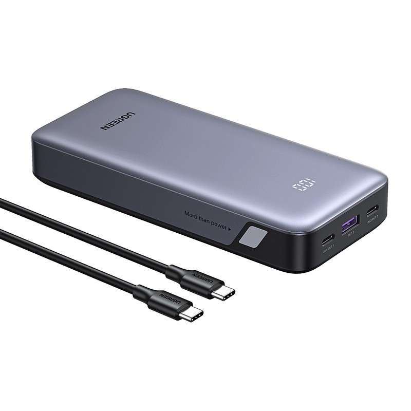 UGREEN Power Bank 20K-30W-Gray-PB532 بوربانك يوجرين