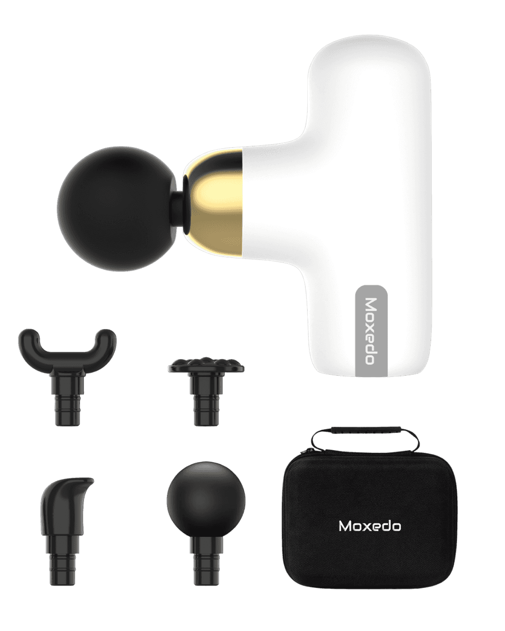 Moxedo Muscle Handheld Deep Massager-White