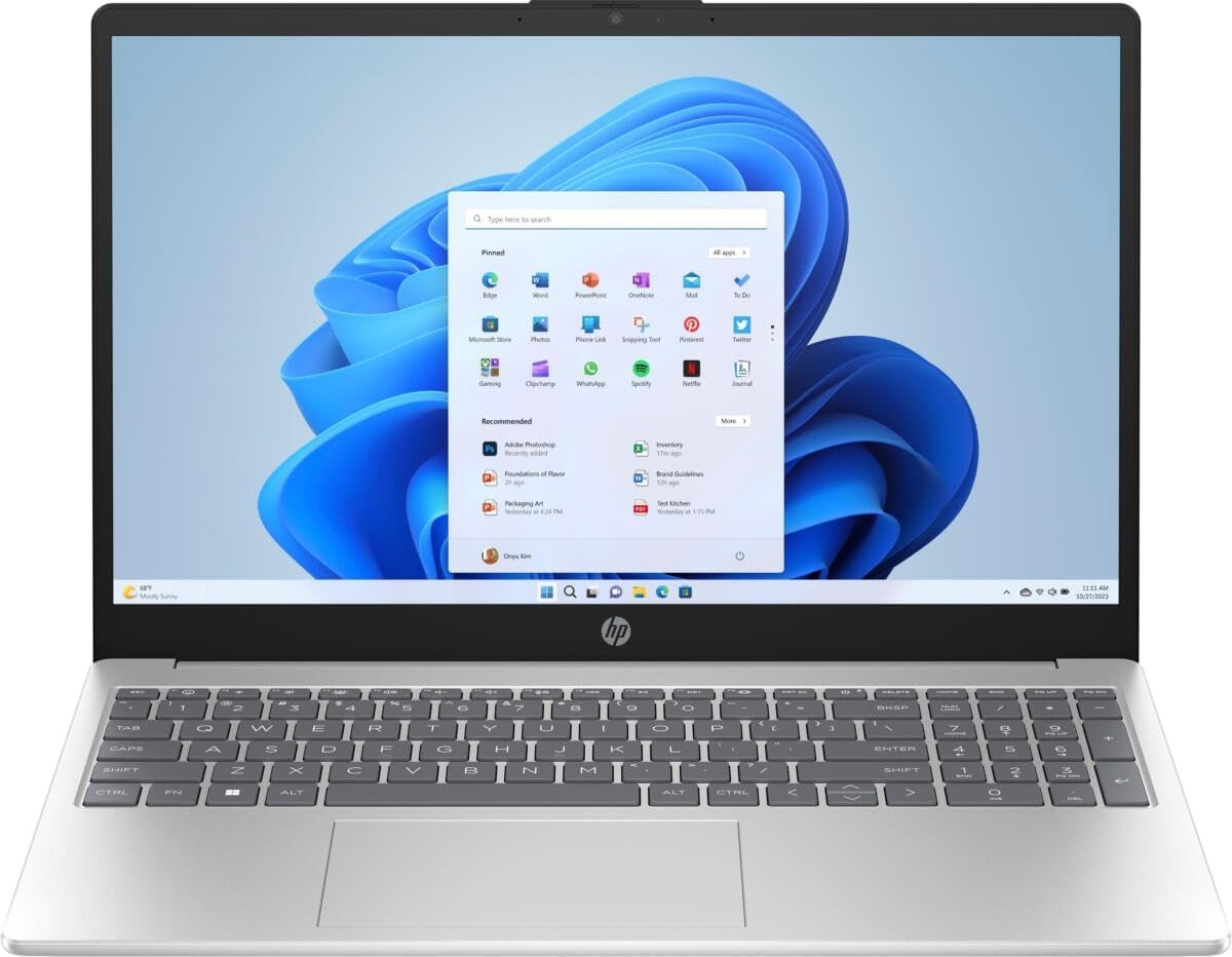 Laptop HP 15 8/512GB-Core Ultra 7-155H-fd1310TU لابتوب أعمال واستخدام يومي