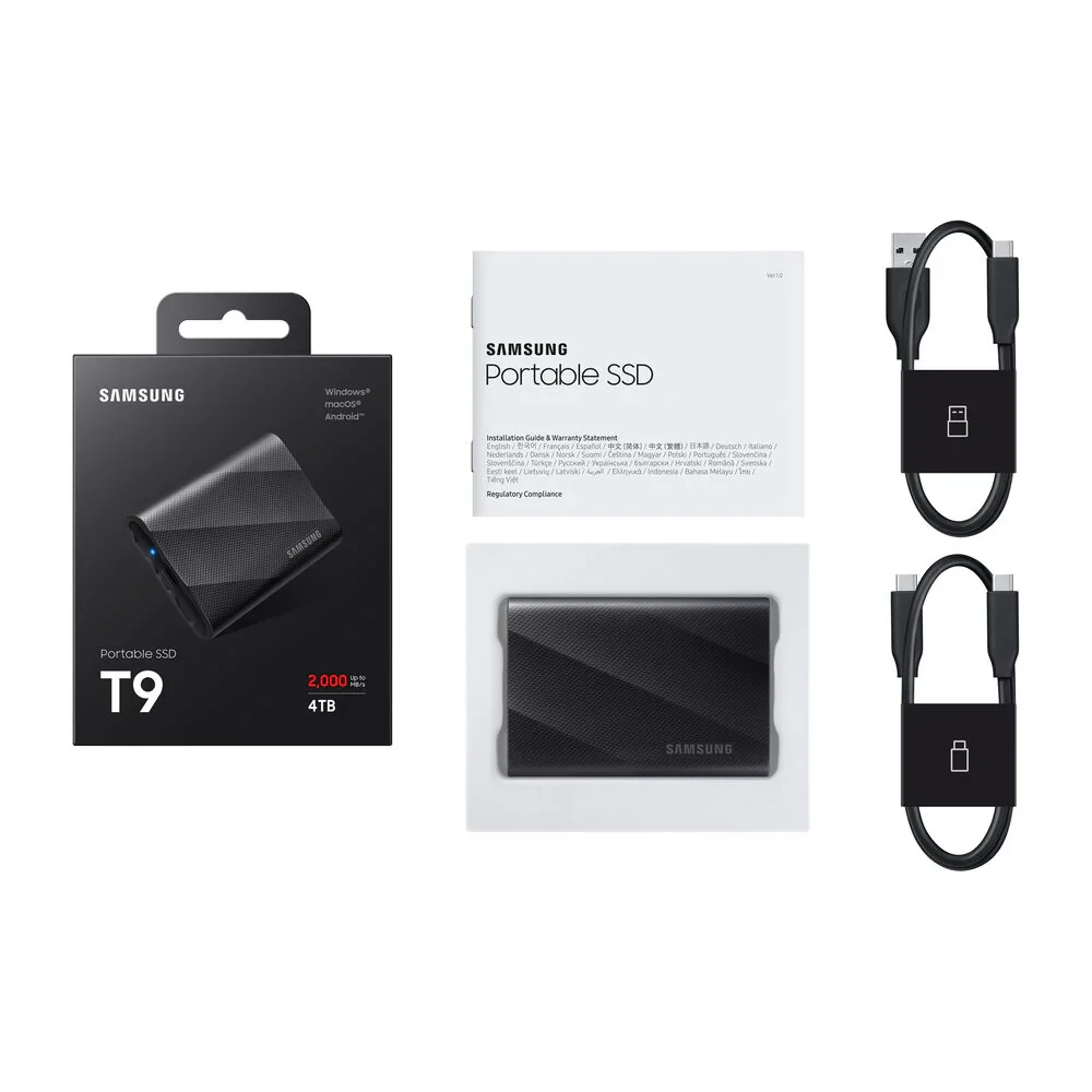 Samsung Portable SSD T9 1TB(2000MB/S) - Black