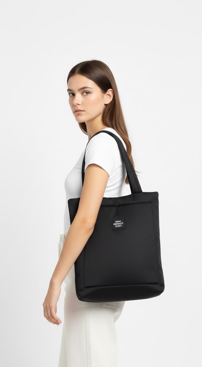 Padded Urban Essential Tote Bag