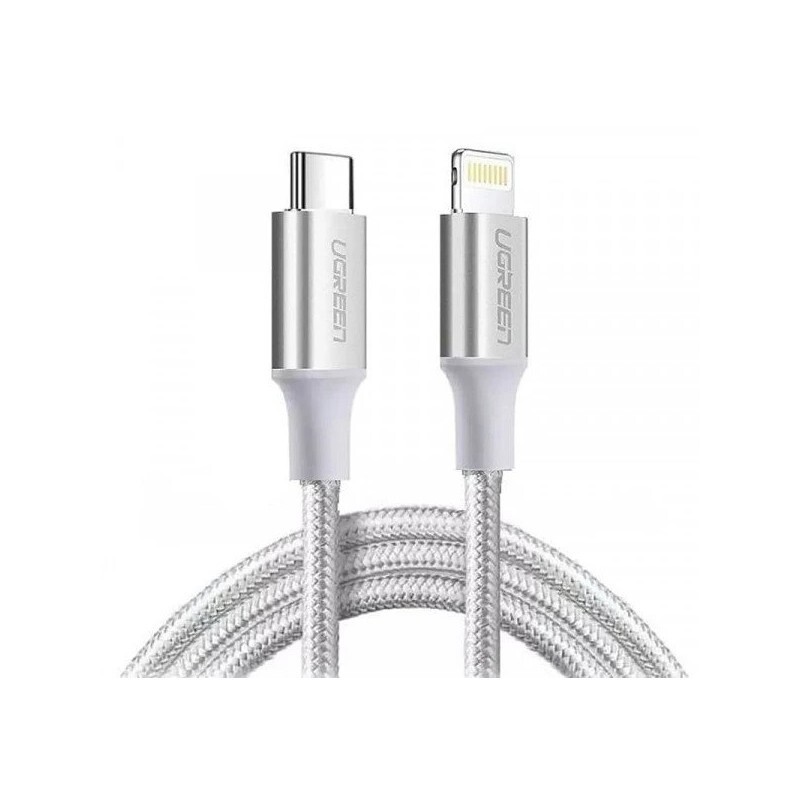 UGREEN Charging Cable 20W USB-C to L-2M-Silver