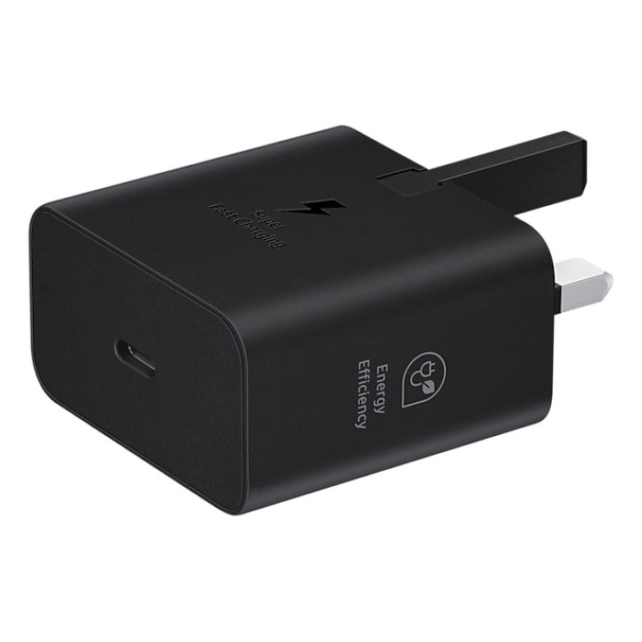 Samsung 25W PD Adapter USB-C (Black) شاحن سامسونغ