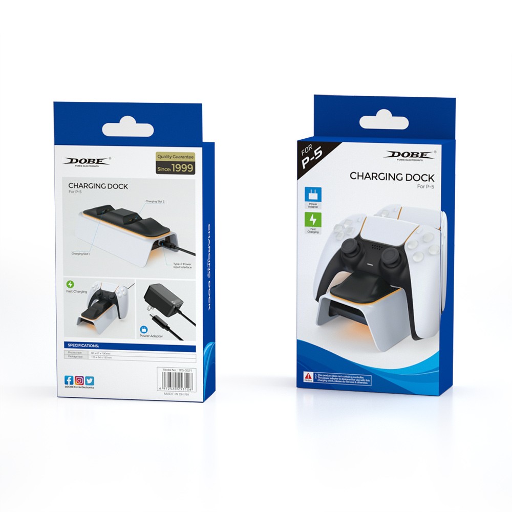 DOBE Dual PS5 Charging Dock TP5-0521
