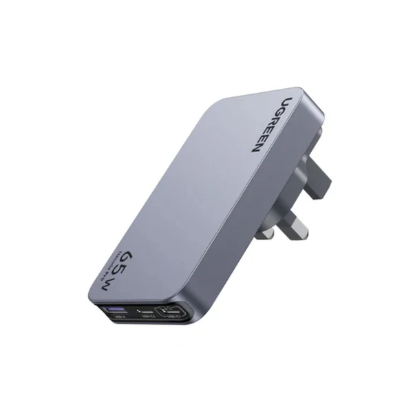 UGREEN Nexode Pro 65W 3-Port GaN Ultra-Slim Fast Charger-Space Gray (Model: X753)