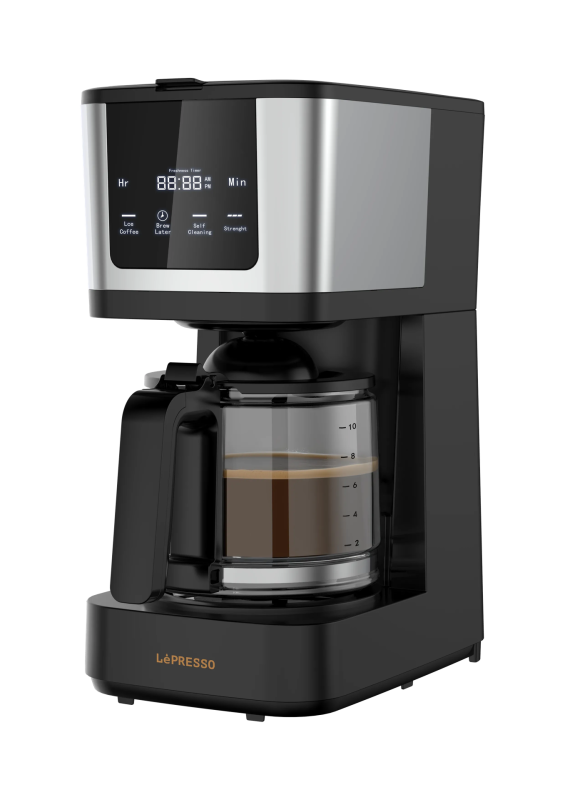 Lepresso Drip Coffee Maker 1.25L Jar 900W- Black