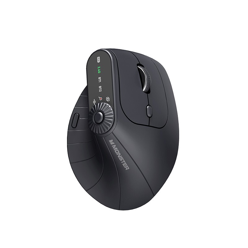 Monster Wireless Vertical Mouse M2 Pro-Gray