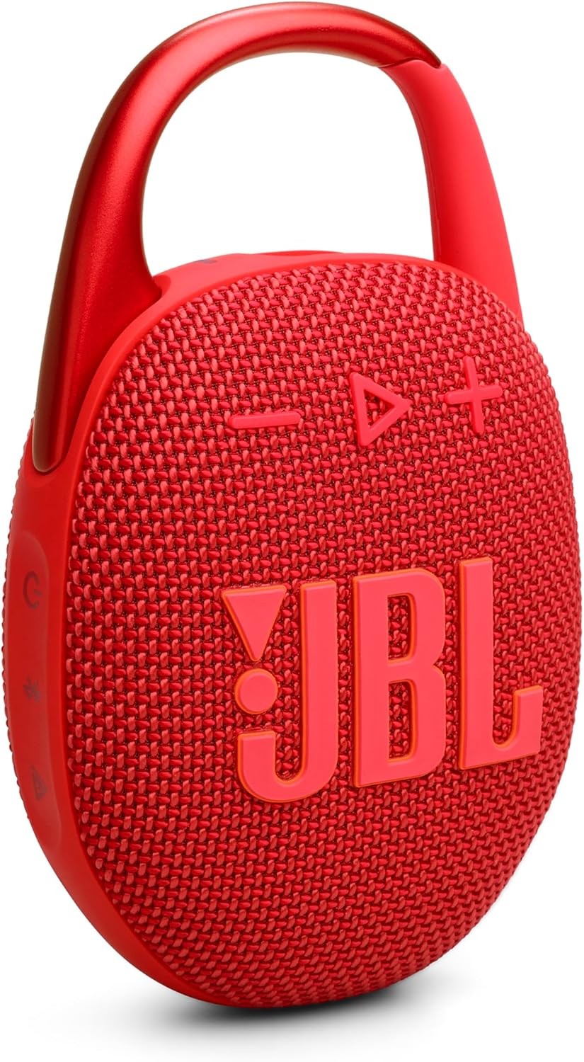 JBL Clip 5 Ultra-Portable Bluetooth Speaker/ Red