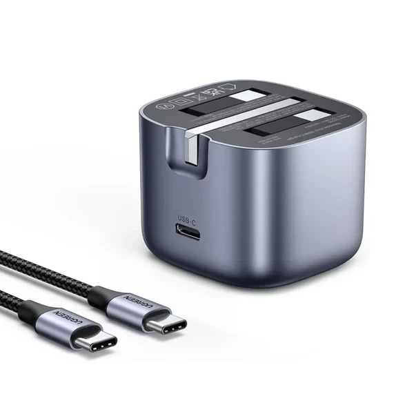 UGREEN Nexode 30W Gan Fast Charger USB-C Cable /Gray