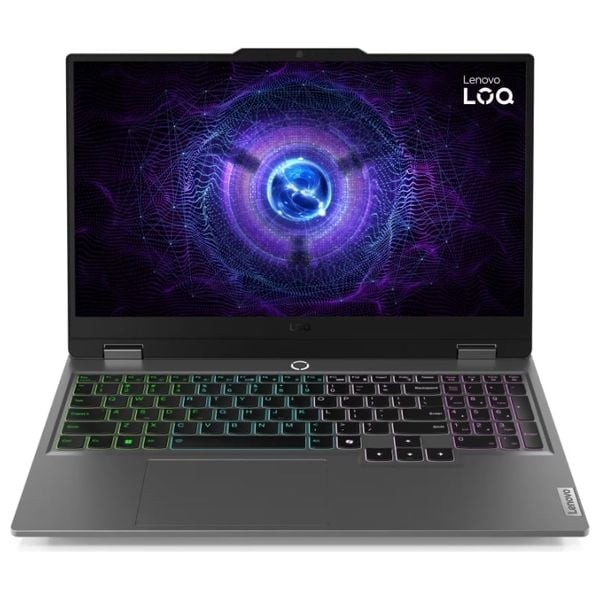 لابتوب لينوفو 15.6 انج - Laptop LOQ Gaming - Core i5-12600HX - NVIDIA GeForce RTX 3050 6GB GDDR6 - دوز - 16 كيكابايت/512 كيكابايت SSD