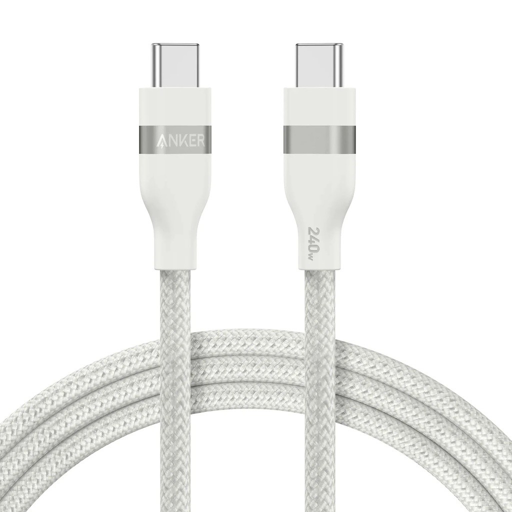 Anker USB-C to USB-C Cable 240W-6Ft-White