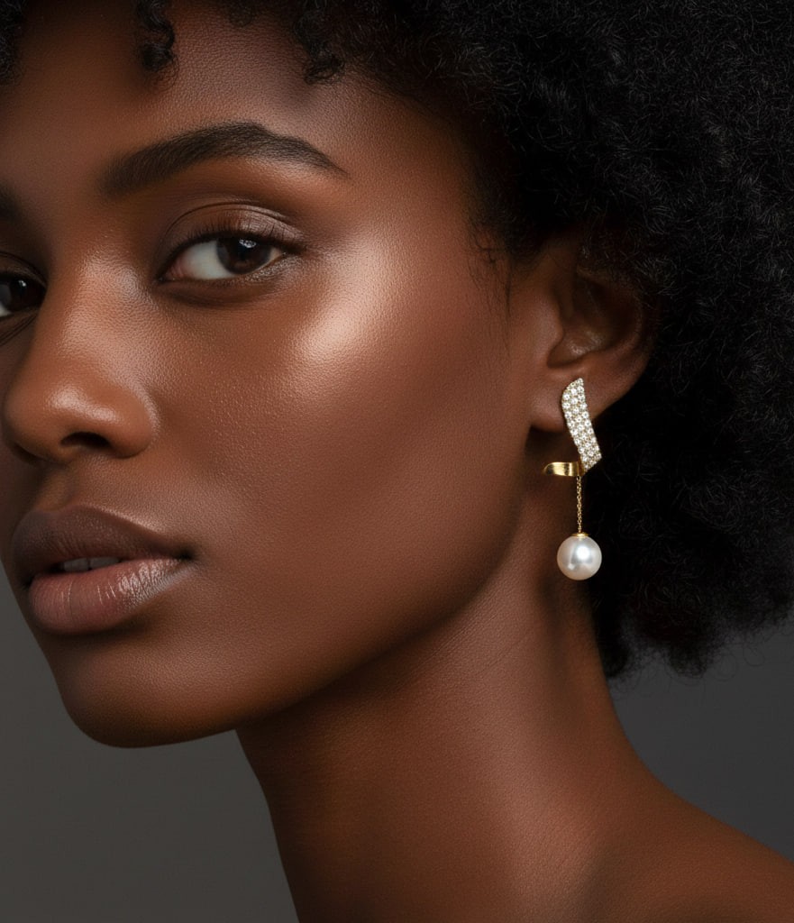 Elegant Pearl Drop Earrings