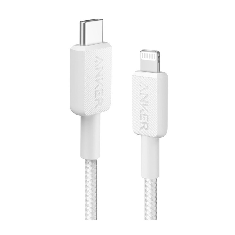 Anker USB-C TO Lighting Cable 3Ft 322 (White)