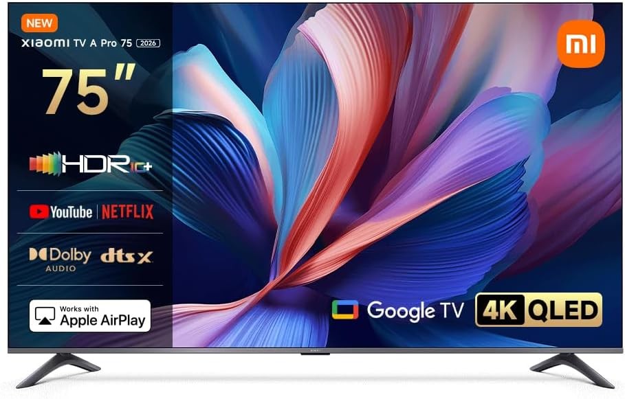 Xiaomi A Pro 75″ QLED 4K Smart TV تلفاز ذكي QLED