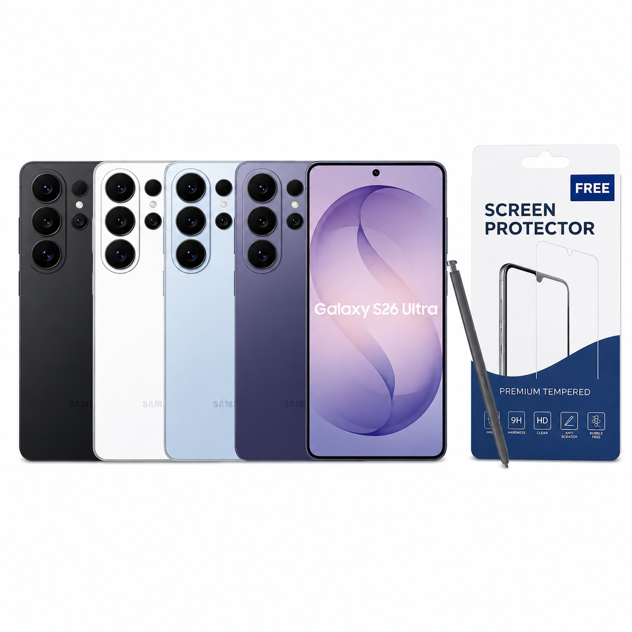 Samsung S26 Ultra 12/256GB مع لاصق مجاني