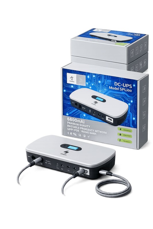 Speed DC UPS 8800mAh-Sp-U06-Silver Gray