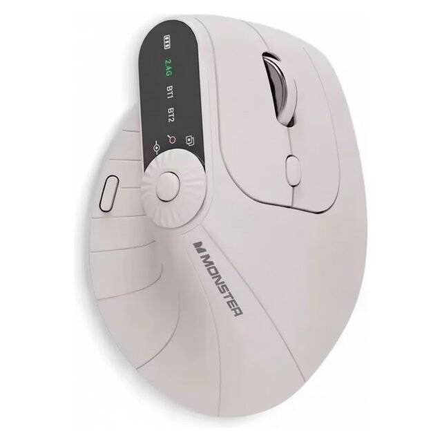 Monster Wireless Vertical Mouse M2 Pro-Lvory
