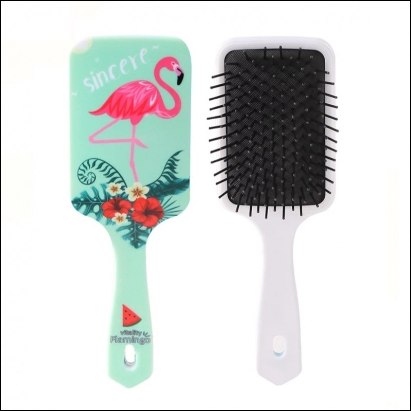 Flamingo Pattern Hair Brush