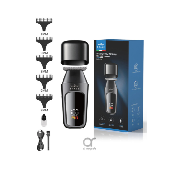 Brave Mini Men's Hair Trimmer-BHT-01--ماكينة حلاقة وتشذيب الشعر واللحية للرجال