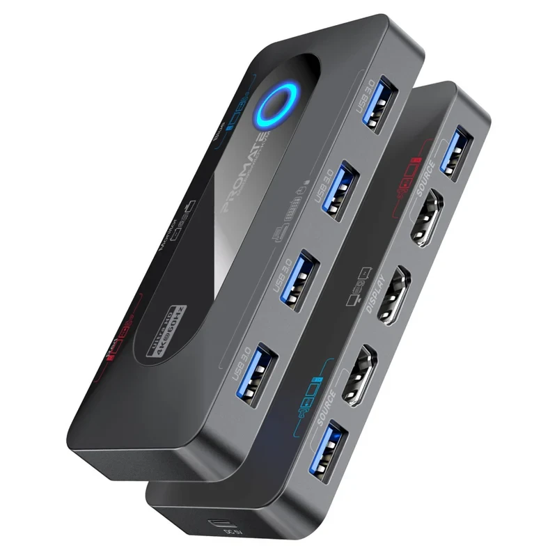 Promate KVM Switch USB 3.0 Expansion