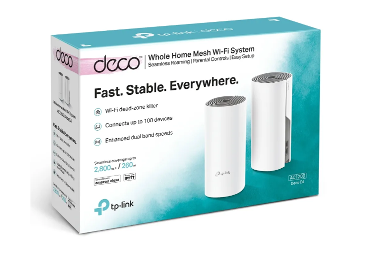 TP-Link Deco E4 (AC1200)--تي بي لينك ديكو E4- قطعتين