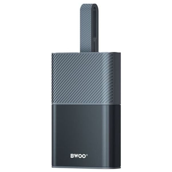 BWOO Power Bank 30W-10000mAh-Gray بوربانك بوو